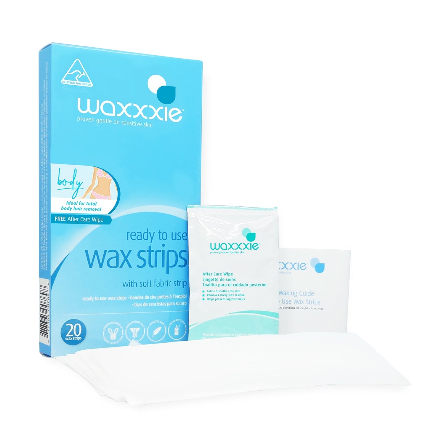 Ready To Use Full Body Wax Strips for Sensitive Skin