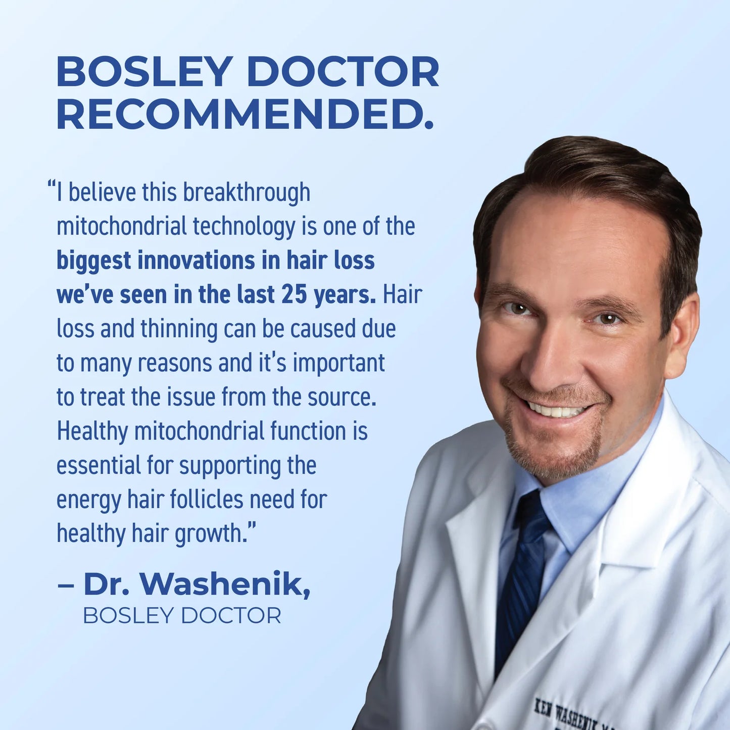 BosleyMD MEN'S REVIVE+ Densifying Treatment Foam