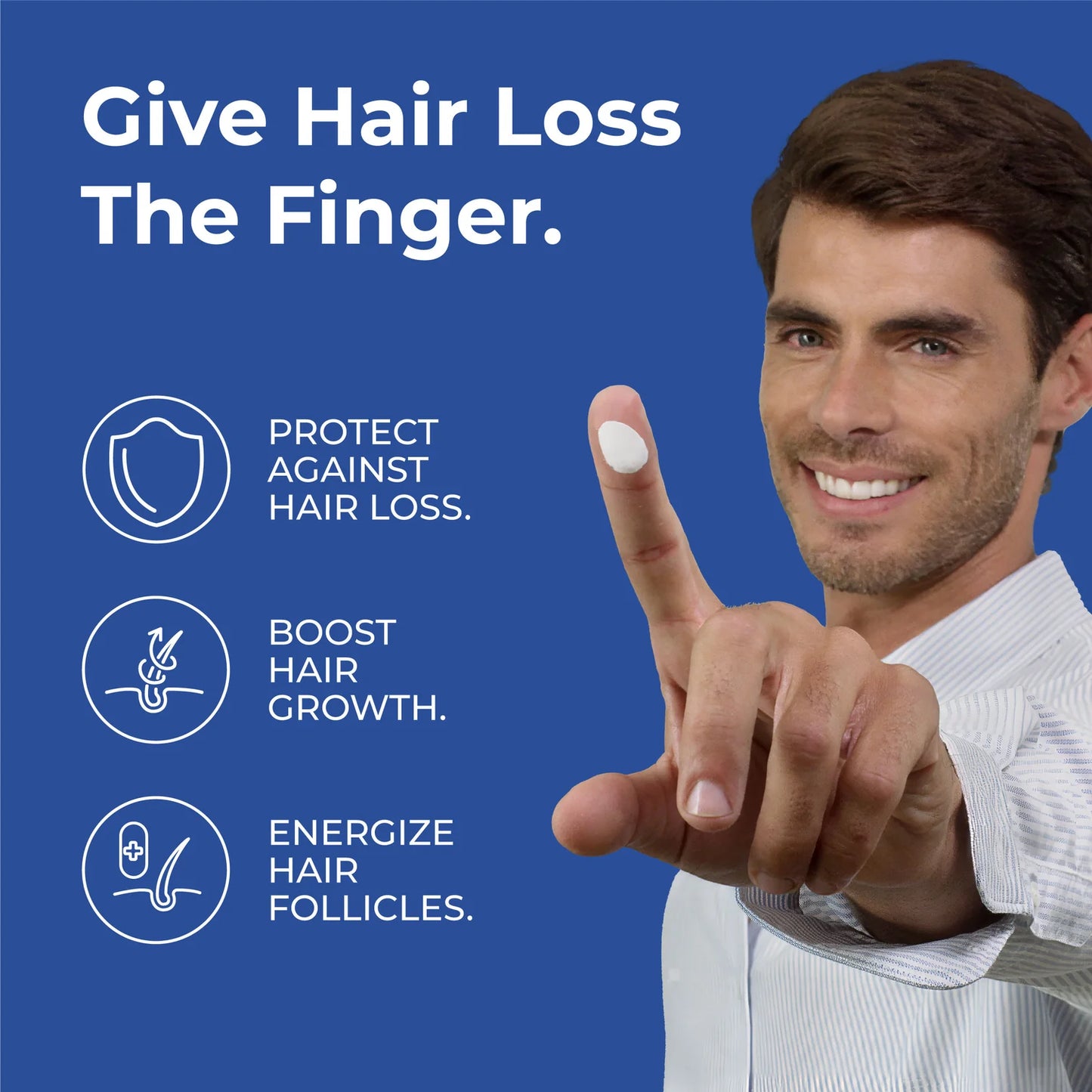 BosleyMD MEN'S REVIVE+ Densifying Treatment Foam