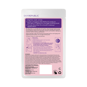 Retinol Hydrogel Under Eye Patch (3 Pairs - Biodegradable)